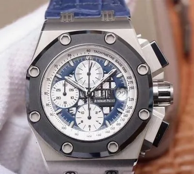 Audemars Piguet Royal Oak Offshore 26078PO.OO.D018CR.01 JF Factory 1:1 Best Edition Replica Watch Blue Strap
